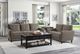 Homelegance® Dunleith Brown Loveseat-1
