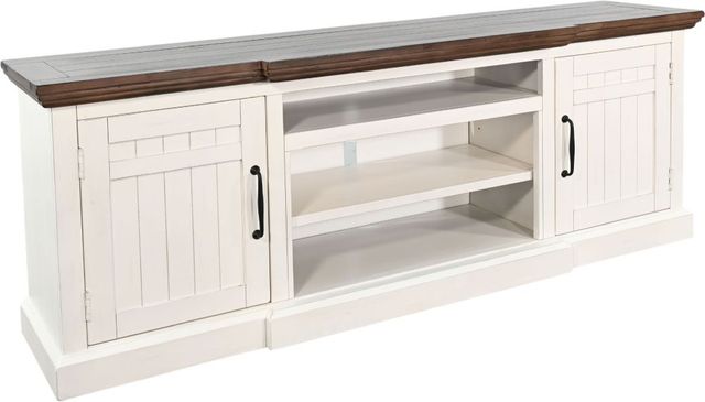 Sunny Designs™ Pasadena Buckskin/Marble White 72" TV Console-0