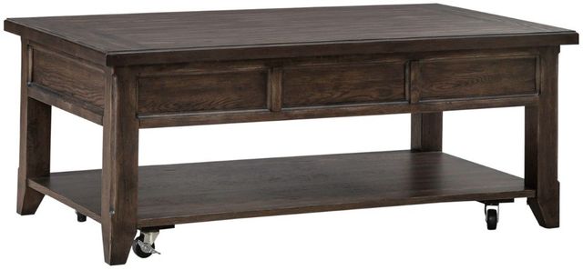 Liberty Furniture Paradise Valley 3-Piece Saddle Brown Optional Occasional Table Set-2