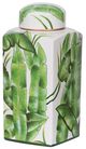A & B Home Lovise Green Palm Square Jar-0