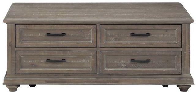 Mazin Furniture Cardano Driftwood Light Brown Cocktail Table-1