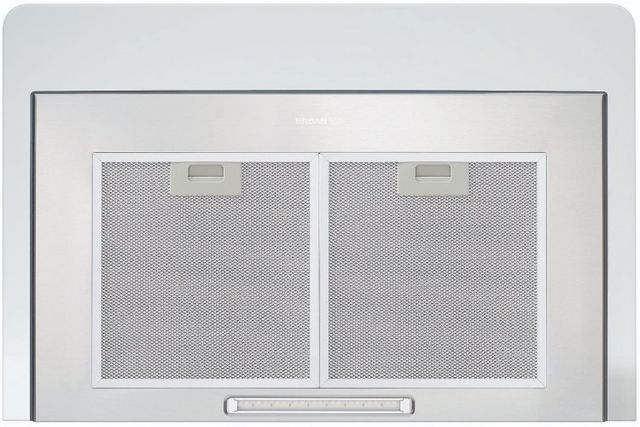 Broan® Elite EW46 Series 30" Stainless Steel Curved Glass Chimney Range Hood-3