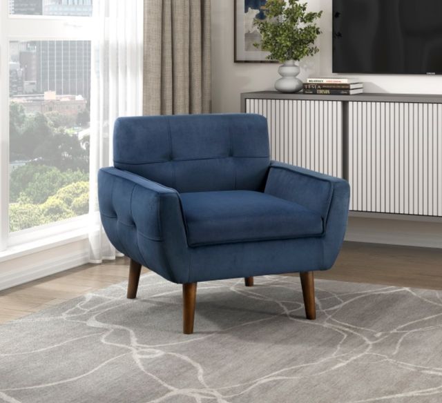 Homelegance® Meadow Navy Accent Chair-1