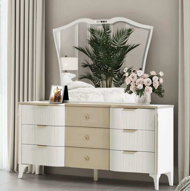 Michael Amini® La Marisia Creamy Pearl Dresser-1