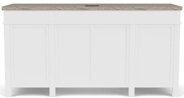 Riverside Furniture Finn Cloud/Fog Executive Desk-3
