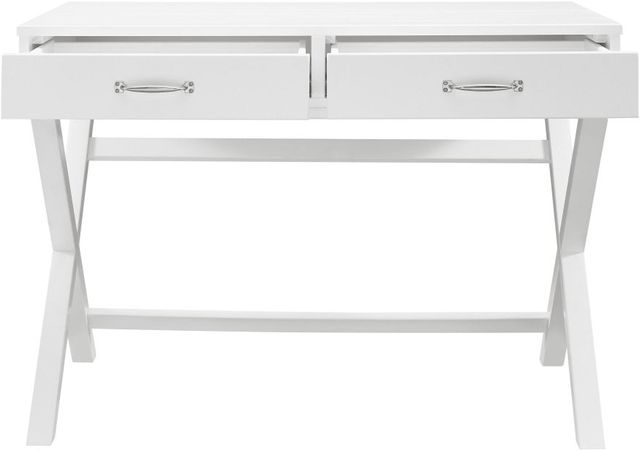 Linon Penney White Writing Table -2