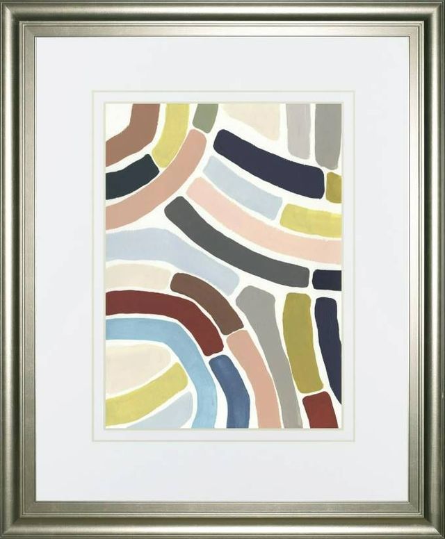 Classy Art Mosaic Curve I by June Erica Vess Wall Art-0