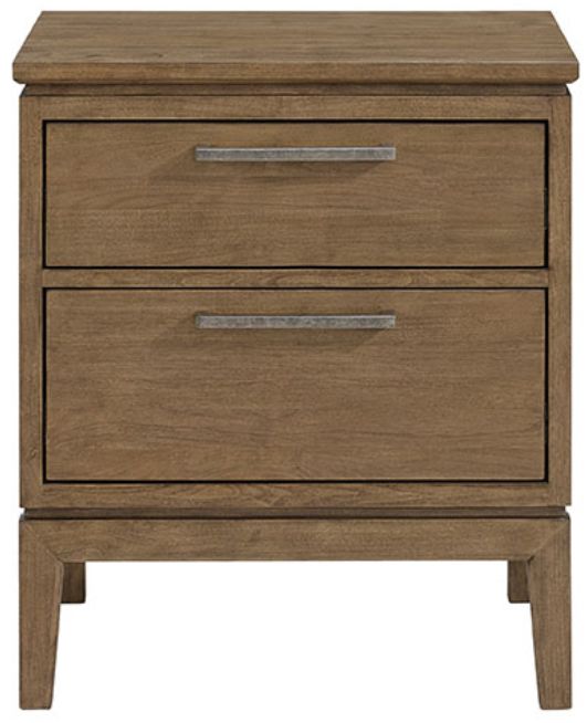 Whittier Wood® Furniture Bailey Nutmeg Nightstand-3