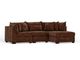 Dina 3 Piece Chaise Sectional, Ottoman Free!-3