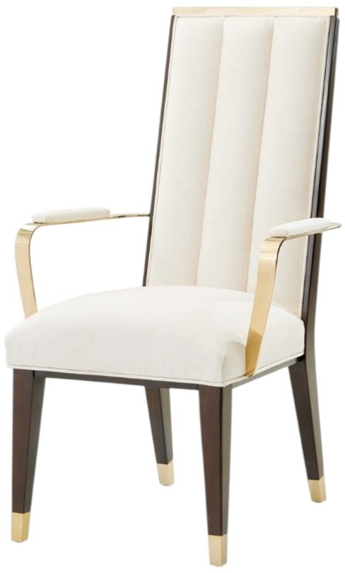 Michael Amini® Belmont Place Espresso Dining Arm Chair-3