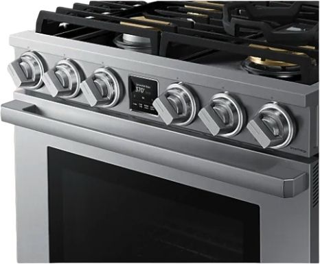 Dacor® 30" Silver Stainless Pro Style Natural Gas Range-1