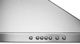 Best® Forte 36" Brushed Stainless Steel Wall Mount Chimney Hood-1