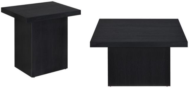 Coaster® Devar 2-Piece Black Occasional Table Set-0
