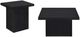 Coaster® Devar 2-Piece Black Occasional Table Set-0
