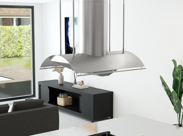 Zephyr Trapeze 36" Stainless Steel Island Range Hood -3