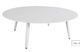 CabanaCoast® Customizable Geo Aluminum 42" Outdoor Round Coffee Table-1