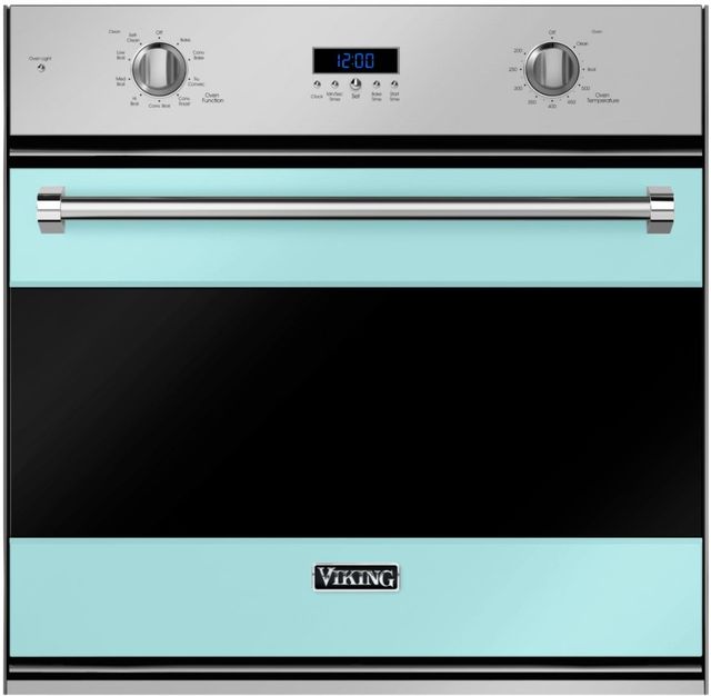 Viking® 3 Series 30" Bywater Blue Single Electric Wall Oven-0