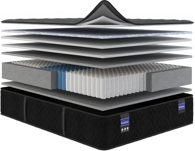 Spring Air® Back Supporter Kaylee 15.5" Hybrid Medium Tight Top Full XL Mattress-2
