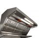 FORNO® Alta Qualita 48" Stainless Steel Wall Mounted Range Hood-1