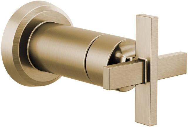 Brizo Levoir® Brilliance® Luxe Gold® Sensori® Volume Control Trim Cross-0