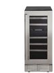 Marathon® 15" Stainless Steel Dual Zone Built-In Wine Cooler-0
