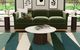 Elements International Sylvie White Coffee Table with Dark Brown Base-4