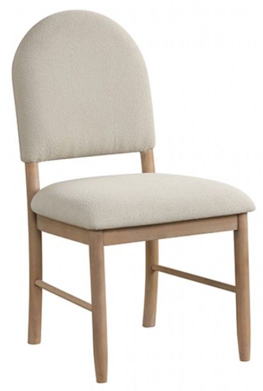 Furniture of America® Rheinfall Natural/Beige Dining Chair-0
