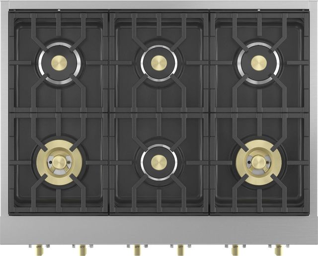 Monogram® Statement Collection 36" Stainless Steel Natural Gas Rangetop-1