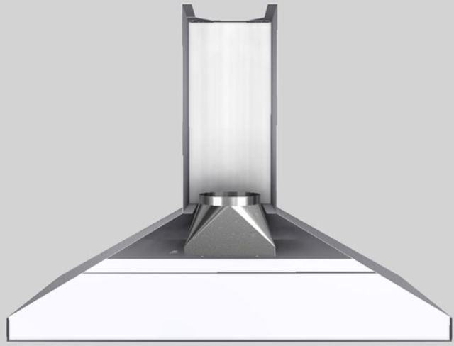 Vent-A-Hood® K Series 48" White Wall Mounted Range Hood-3