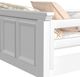 Elements International Hampton Kids White Twin/Twin Loft Bed with Ladder-3