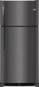 Frigidaire Gallery® 18 Cu. Ft. Top Freezer Refrigerator-Black Stainless Steel-0