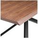Moe's Home Collection Oslo Walnut Dining Table with Black Iron Base -2