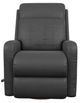 La-Z-Boy® Finley Onyx Leather Manual Swivel Gliding Recliner-1