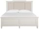 Magnussen Home® Willowbrook Egg Shell White/Natural King Upholstered Panel Bed-2