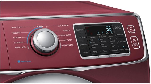 Samsung 5400 Series Merlot Front Load Washer-1