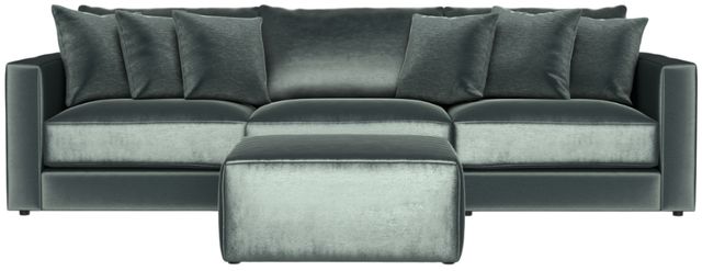 Jackson Furniture Remington 4-Piece Pine Small Spaced Sectional-4