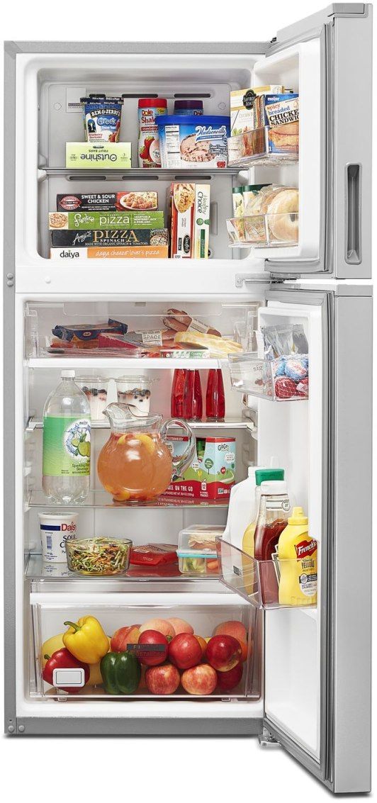 Whirlpool® 24" 11.6 Cu. Ft. Fingerprint-Resistant Stainless Counter Depth Top Freezer Refrigerator-4