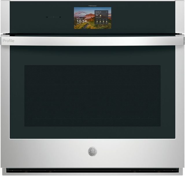 GE Profile™ 30" Stainless Steel Smart Single Electric Wall Oven with In-Oven Camera and No Preheat Air Fry-0
