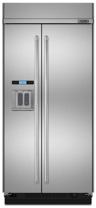 JennAir 25.0 Cu. Ft. Stainless Steel Built In Side By Side Refrigerator Daniel Appliance Company