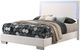 Coaster® Felicity 4-Piece Glossy White Full Panel Bedroom Set with LED Lighting-1