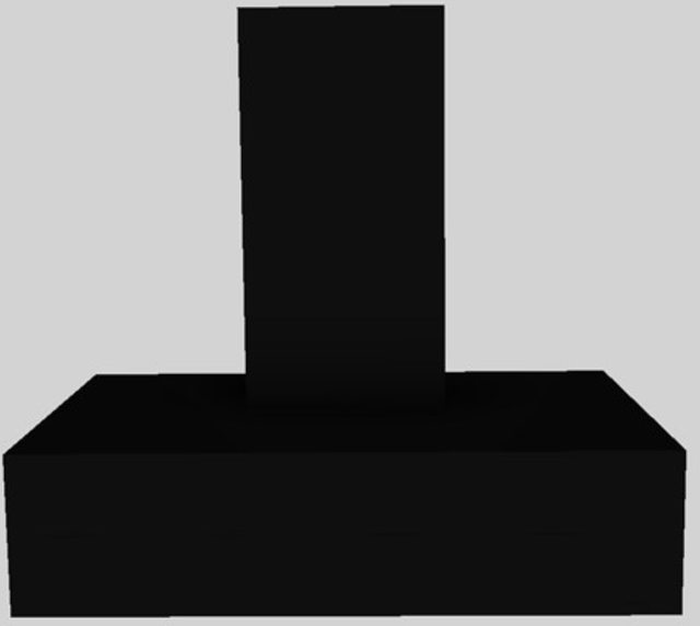 Vent-A-Hood® 36" Black Contemporary Wall Mounted Range Hood-0
