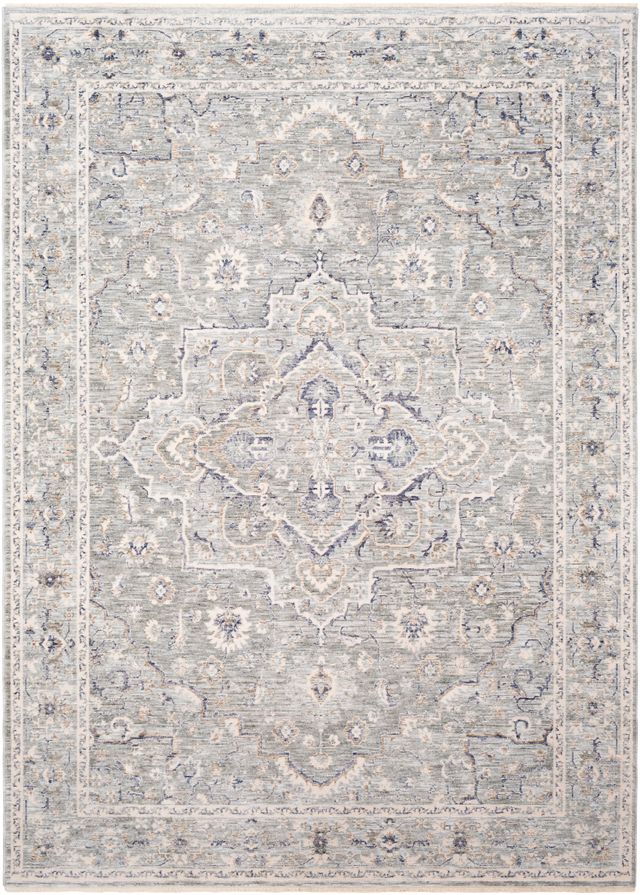 Surya Palazzo Light Blue/Light Gray 9'x13' Area Rug-0