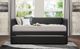 Mazin Furniture Adra Black Daybed With Trundle-4