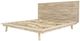 LH Home Gia Light Driftwood King Panel Bed-0