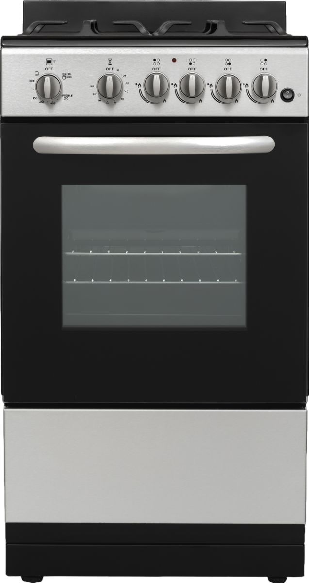 Element® 20" Stainless Steel Freestanding Gas Range-0