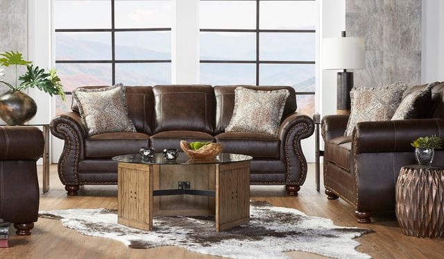 Hughes Furniture® 17400 Ridgeline Brownie Chair-1