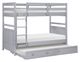 Homelegance® Sloane Gray Full/Full Bunk Bed-2