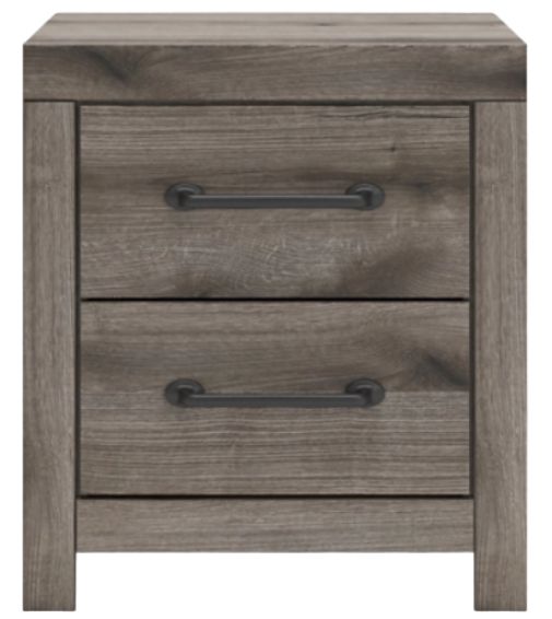 Graystorm Nightstand - Brown Gray Graystorm Nightstand - Brown Gray