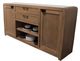 Parker House® Escape 10-Piece Glazed Natural Oak Mirage Mist Dining Set with Console-4