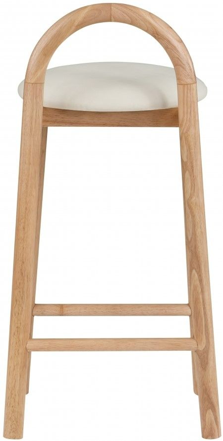 Meridian Furniture Calvin Natural Vegan Leather Counter Stool-1